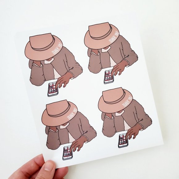 LB030.1 Posh State of Mind Sticker [Price Firm] - Picture 5 of 9